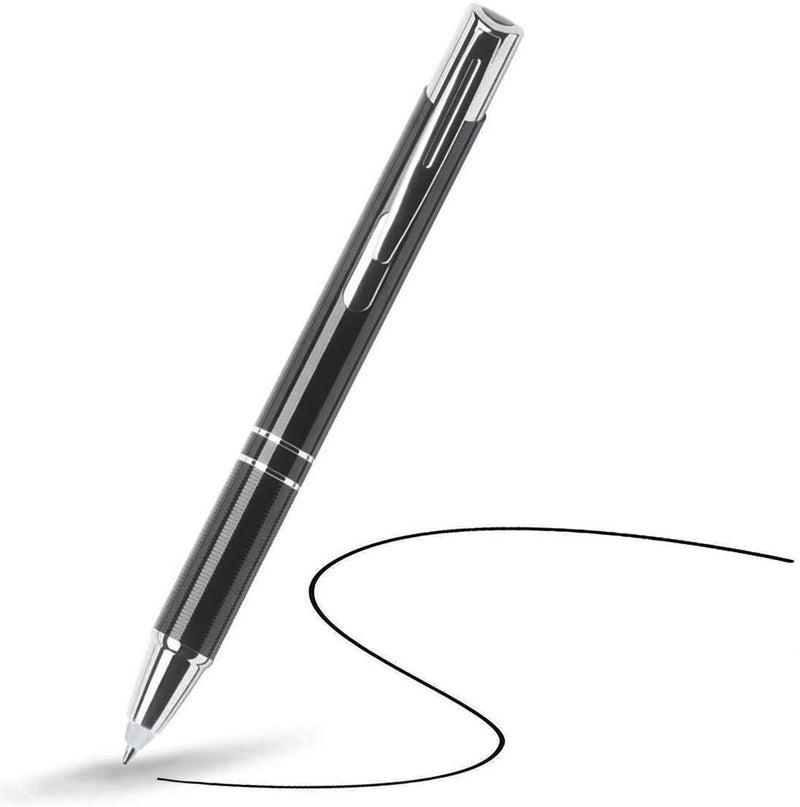GS GLOWSEEN Lighted tip Penlight,LED Ballpoint Flashlight Writing Pens for Night Writer - 2 PK (White Light) - Image 4